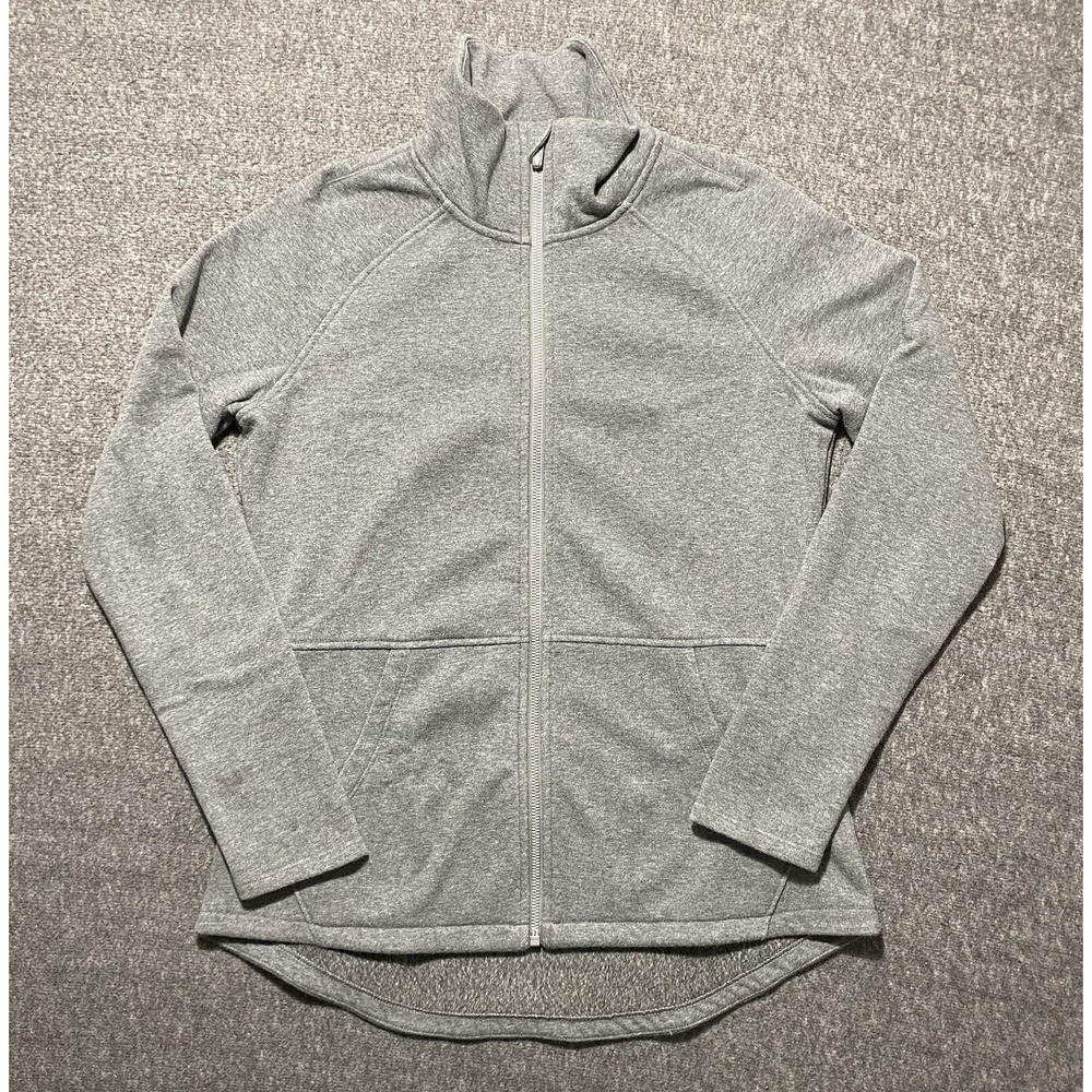 Skechers Women's Poly/Cotton Full Zip Sweater Gray Size M